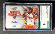 CHRIS BOSH 2007-08 CSG 9 MINT AUTOGRAPH AUTO SPX SUPER SCRIPTS G2667