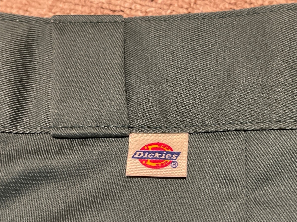 Vintage 80s 42x29 Dickies 874 Teal Plain Front Twill Pants USA