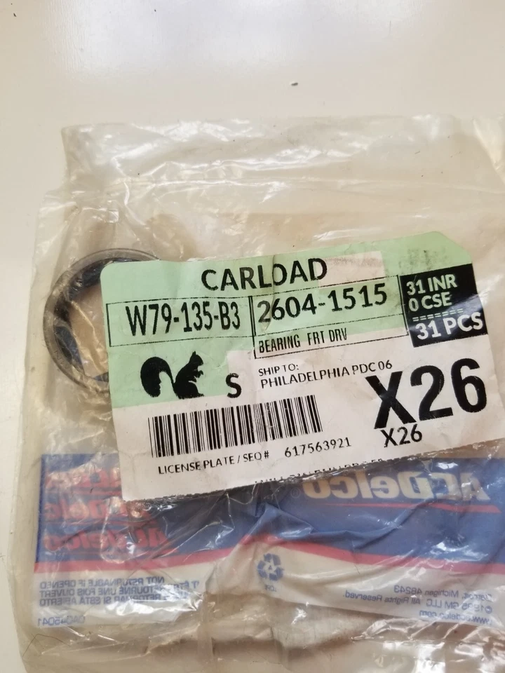 Cojinete de eje de transmisión OEM GM 26041515 4x4 Foto 2 de 4