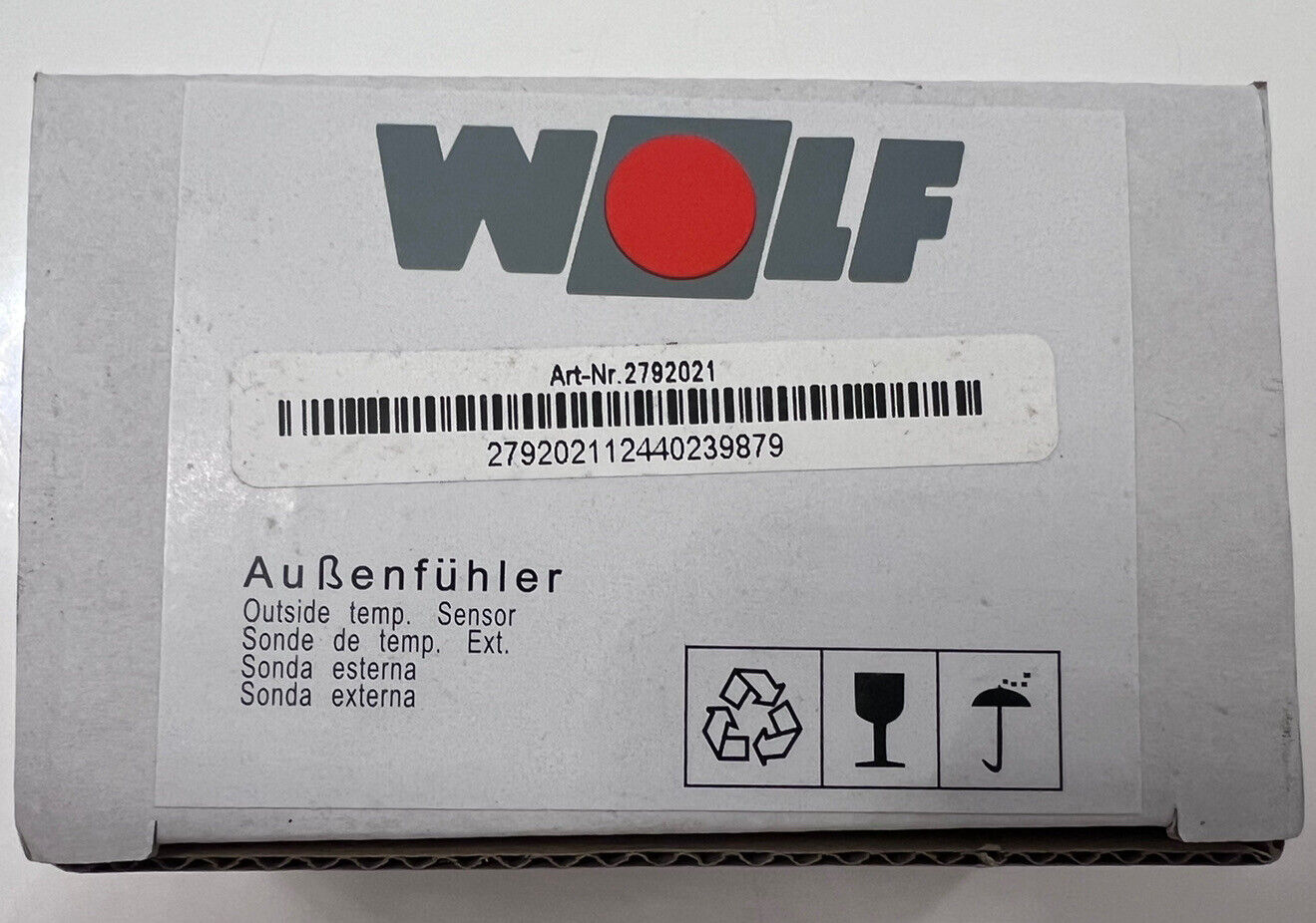 Wolf Außentemperaturfühler 2792021  Heizman24 - Handel für Haus- und  Gebäudetechnik
