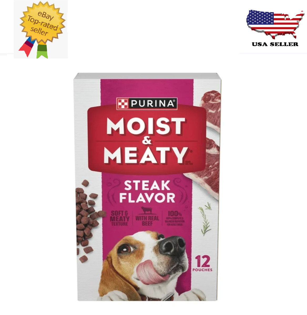 Bacon Purina Rise And Shine Dog Food Moist And Meaty Ingredients
