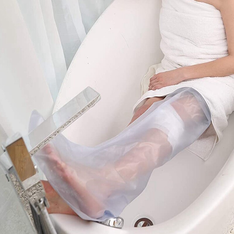 Cast Cover Leg Adult Full Leg Shower Protector Watertight for Foot