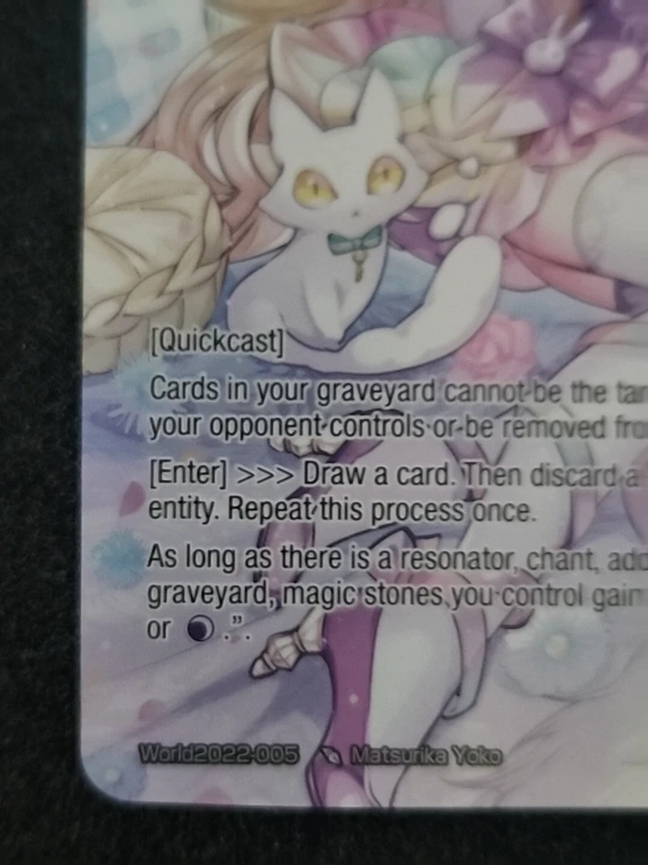 Force Of Will TCG Dark Alice Rabbit Princess Promo World2022-005 - Image 2 of 4