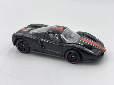 Hot Wheels 2014 Ferrari Enzo Metallic Black Exotic Car HW