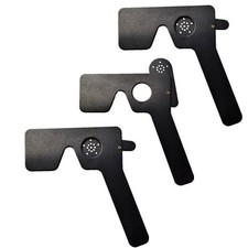 3 Pack Ophthalmic 14-Pinhole Eye Occluder for Vision Test Portable Handheld E...