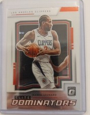 2021-22 Panini Donruss Optic Basketball 19 Kawhi Leonard Elite Dominators Insert