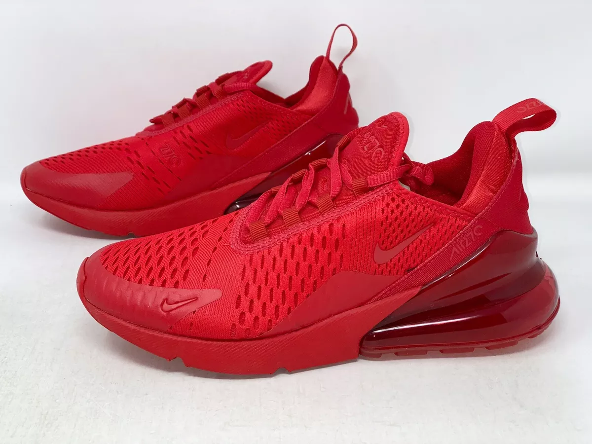 Nike Air Max 270 Triple Red Sneaker Size 7Y 8.5W BNIB CW6987