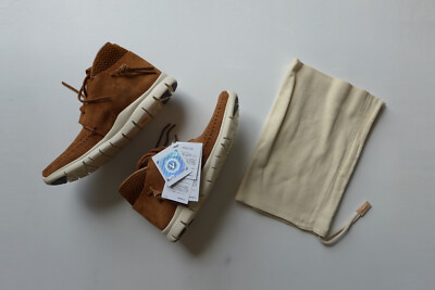 Visvim Ute Mokassins Trainer Hi-Folk in braunem Wildleder, Größen US 9 & 10 - neu mit Karton, £665