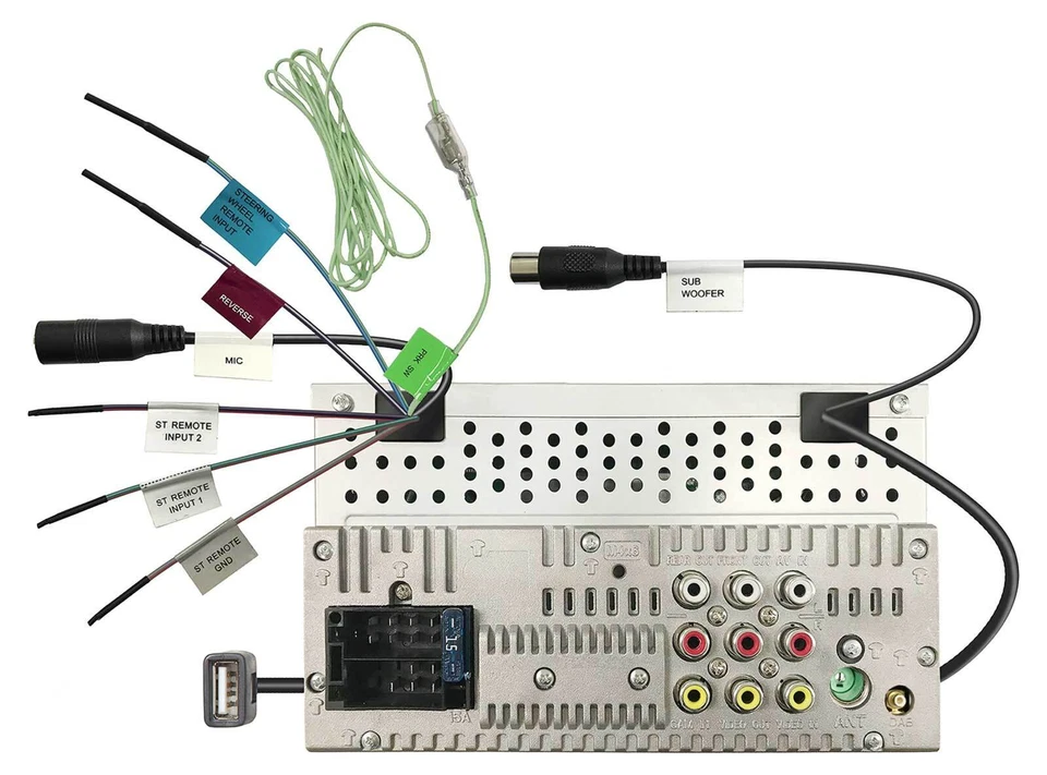 JVC KW-M180DBT Doppel-DIN MP3-Autoradio Touchscreen DAB Bluetooth USB iPod - Bild 2 von 4