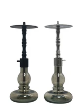 Hookah full set large size available in 2 colors Glass Metal Shisha Set