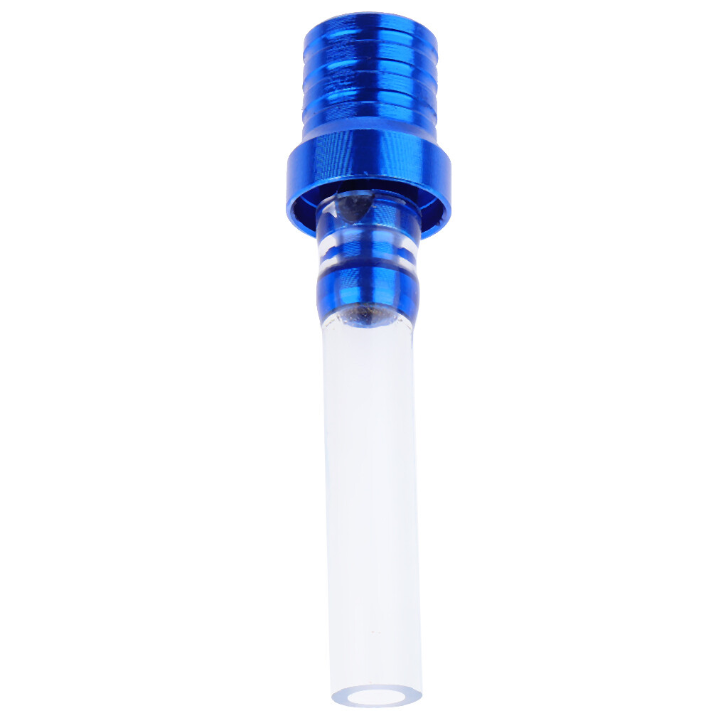 Twoway Gas Fuel Tank Valve Vent Breather Hose Tube CNC Blue eBay
