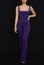house of cb Erin grape (purple) Trousers