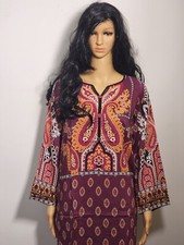Pakistani/Indian Kurti Kurta Punjabi Desi Dress Size S,L Top Linen Shirt