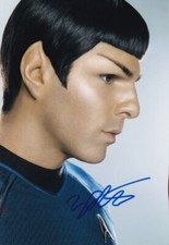 ZACHARY QUINTO signed Autogramm 20x30cm STAR TREK in Person autograph COA