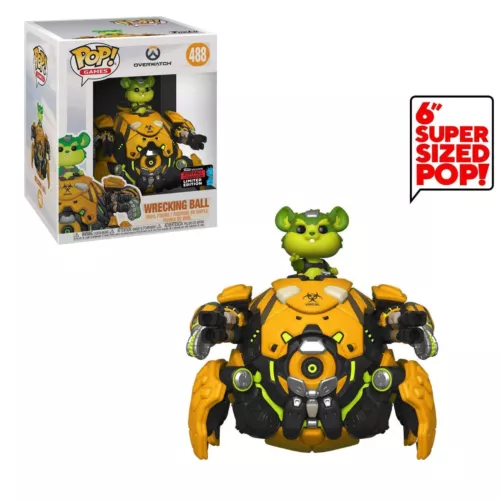 Funko POP! Games: Overwatch - Wrecking Ball (2019 NYCC/Shared) #488
