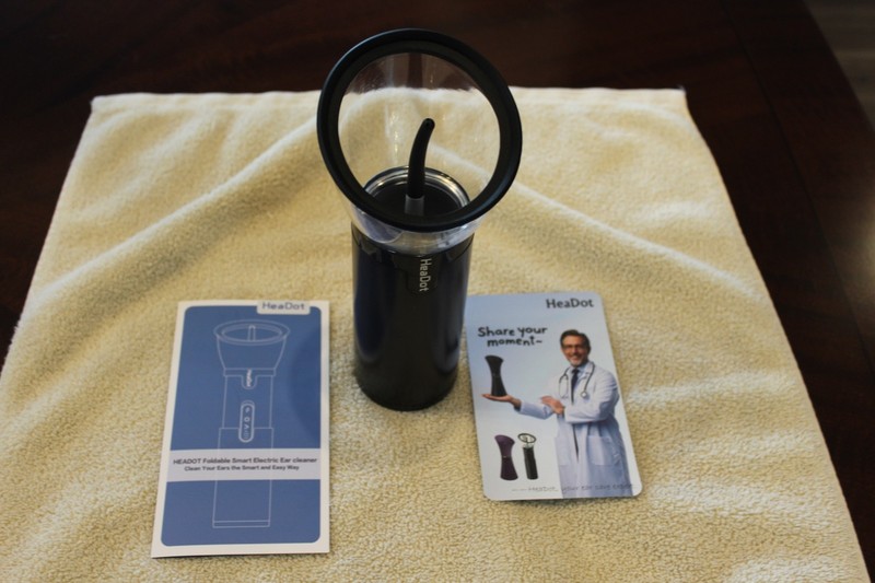 HaeDot Electric Ear Wax Removal System Water Powered 6 Tips