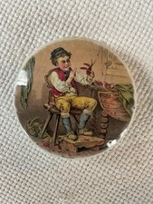 Prattware pot lid Revenge