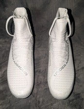 Under Armour Men's UA Highlight 2 MC Knit Football Cleats 3027304-100 WHITE 10