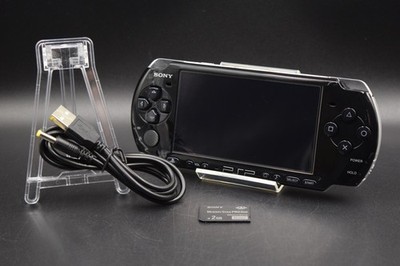Sony PSP-3000 Piano Black Handheld-Konsole Region Free Getestet Guter Zustand