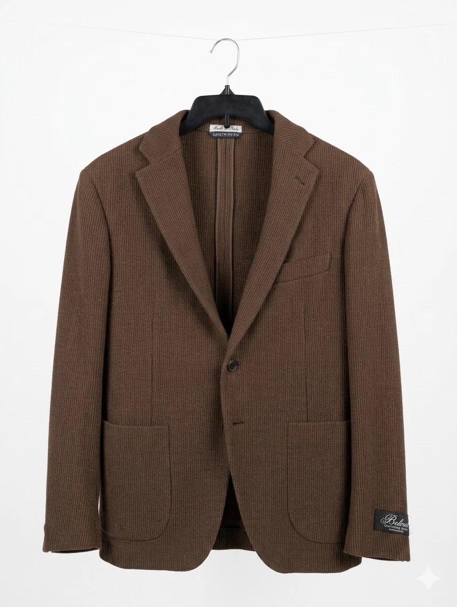 Belvest Brown Sport Coat Ribbed Cashmere Wool Regular Fit Blazer 44 R (EU 54)
Opens in a new window