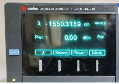 Santec TSL-710 Tunable Semiconductor Laser, 1480-1640nm, 10dBm, FC, APC polish