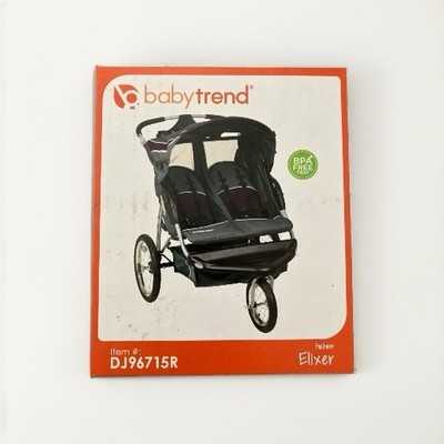 Baby Trend Expedition Double Jogger - Griffin Black/Purple
