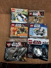 Lot Of 6 Retired LEGO Star Wars Sets New Sealed Vader Pod Microfighters Wookie U