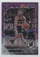 2019-20 Panini NBA Hoops Premium Stock Purple Disco Prizm Bryn Forbes #270 07mp
