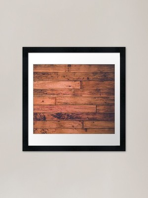 Holzbrett Design. Gerahmtes Kunst Pri gerahmtes Wandbild Poster Leinwanddruck Bild