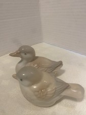 Vintage Homco Sweet Little Bird And Duck Porcelain Figurines
