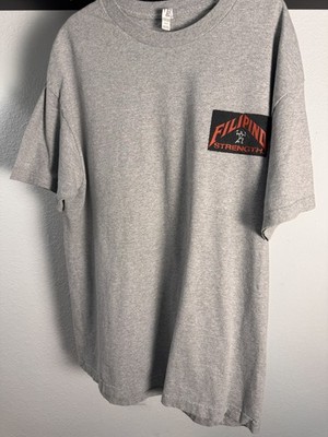 Vintage Filipino Strength Sabong Cockfight Men s Gray Tee XL