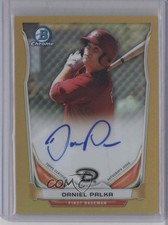 2014 Bowman Chrome Prospect Gold Refractor 40/50 Daniel Palka #BCAP-DP Auto 0nr3