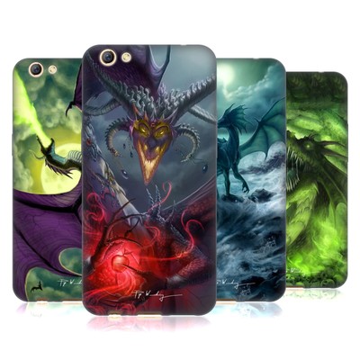OFFICIAL PIYA WANNACHAIWONG BLACK DRAGONS SOFT GEL CASE FOR OPPO PHONES
