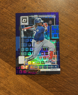 Vladimir Guerrero Jr. 2022 Optic Purple Pandora Prizm #122 Toronto Blue Jays /99