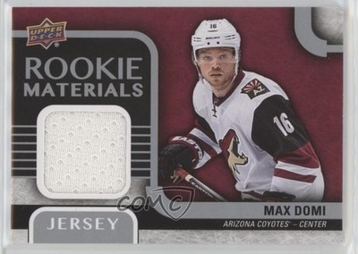 2015-16 Upper Deck Rookie Materials Max Domi #RM-MD RC 0d14