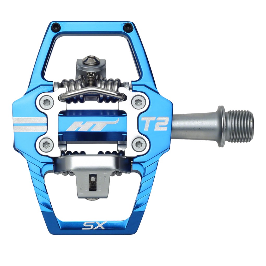 HT T2-SX BMX Dual Sided Clipless Platform Pedals - Aluminum Body Chromoly 30790₽