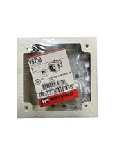 Wiremold V5753 4-3/4” Two-Gang Extra Deep Alarm Device Box, 2-3/4” Deep