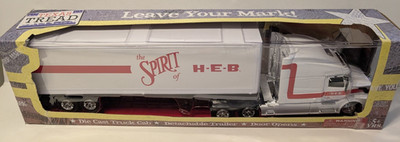 Diecast HEB Model Truck  The Spirit Of H.E.B  Highway Hauler 18 Wheeler. 1:32