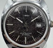 Timex, Automatic Watch,  1977 Viscount, Tropical Dial, Running