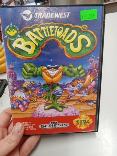 Battletoads Sur Sega Genesis / Mega Drive - NTSC USA - Boîte (sans Notice)