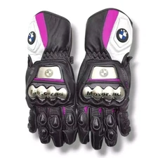 BMW Motorrad Motorcycle & Motorbike Racing Leather Gloves All Sizes