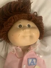 Vintage Cabbage Patch Doll 1978 1982 Signed Xavier Roberts Brownish Hair & Eyes