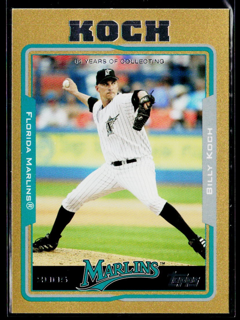 2005 Topps #168 Billy Koch Gold #/2005