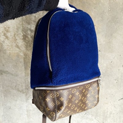 Louis Vuitton 2014 Marc Newson Shearling Monogram Backpack