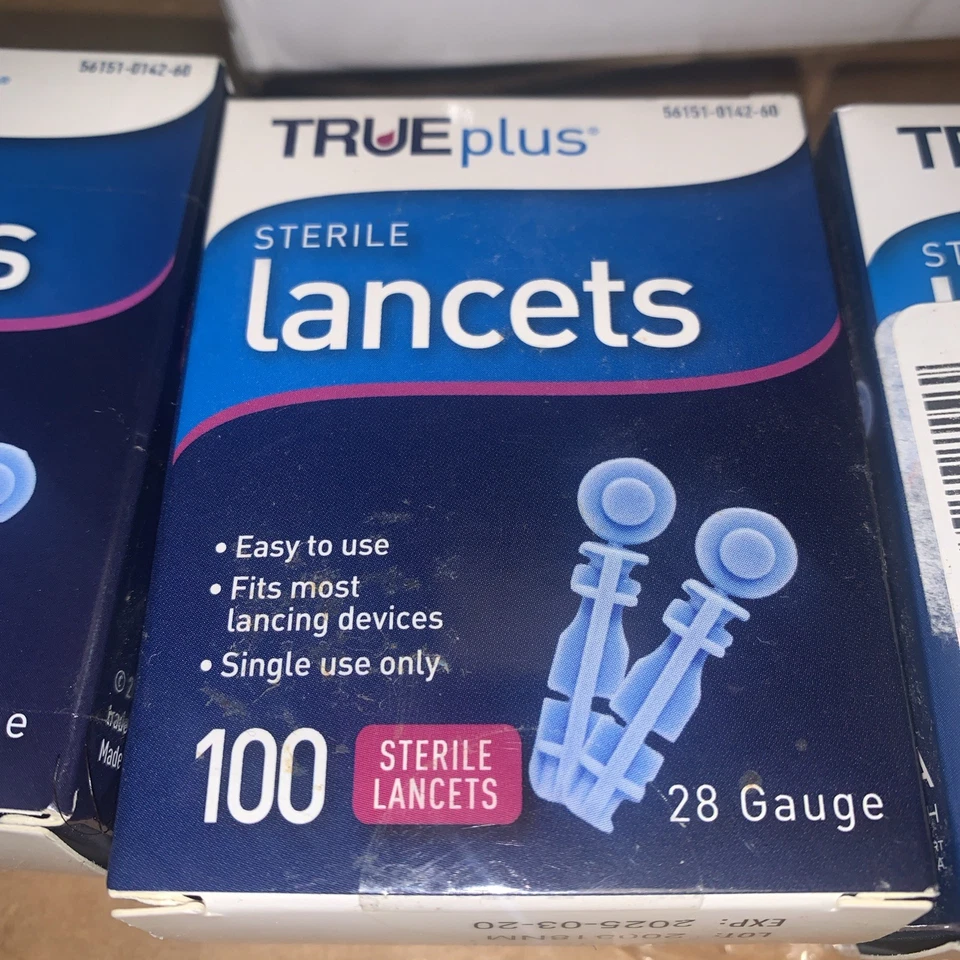 Ланцеты true plus 300 калибр 28 3 коробки по 100 штук  - Изображение 2 из 2