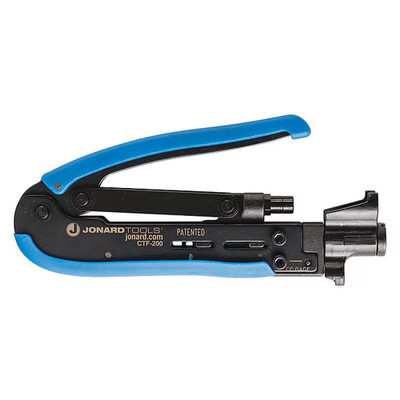 Jonard Tools Crimper Compression Tool RG6 RG11 F Connectors CATV Steel 6.8in