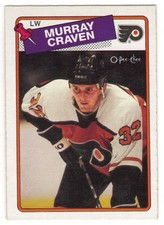 1988-89 O-PEE-CHEE # 79 MURRAY CRAVEN FLYERS OPC HOCKEY -  NICE AND NO CREASES !