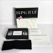 VTG 'Bring It Up' Instant Brow Breast Neck Lifts Instructional VHS w/some tabs