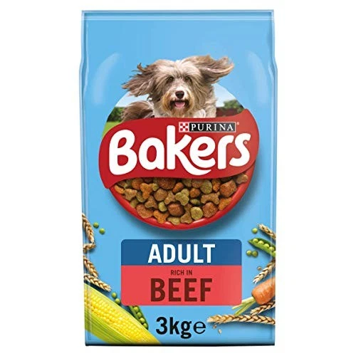 Superfoods Adult Dry Dog Food Beef with Vegetables 3kg (Pack of 4)