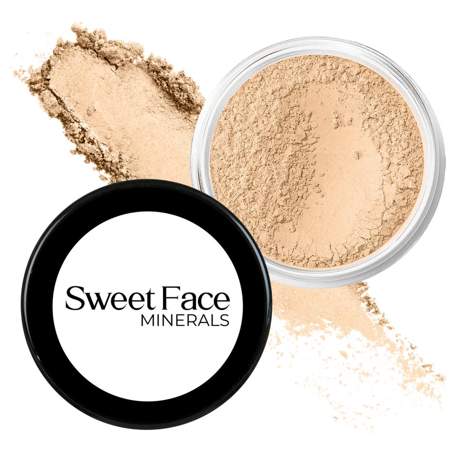 Loose Mineral Foundation Powder Matte Finish Natural Coverage SPF 30 Sweet Face - image 1 of 1